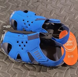 Wonder Nation Kids Vibrant Blue Sandals
